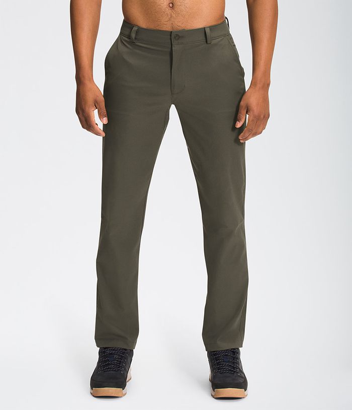 Pantalones The North Face Hombre City Estándar Modern Fit - Colombia AYUNPB546 - Verde Oscuro